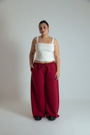 calça de moletom cozy wide | calça de moletom feminina ampla com bolsos grandes