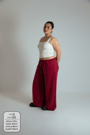 calça de moletom cozy wide | calça de moletom feminina ampla com bolsos grandes