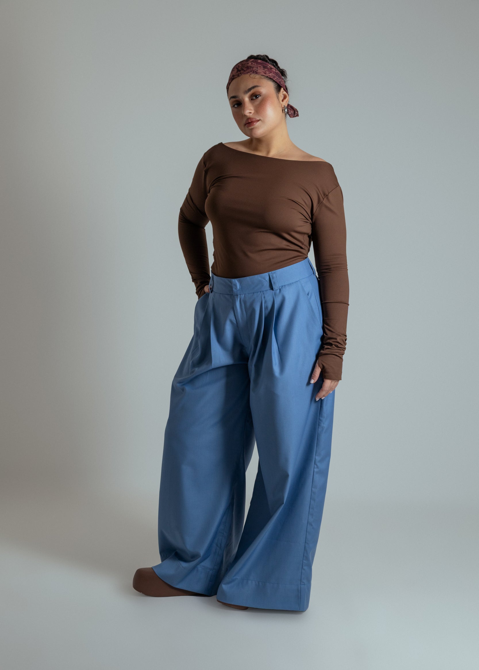 calça alfaiataria ajustável chefa