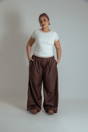 calça alfaiataria ajustável chefa