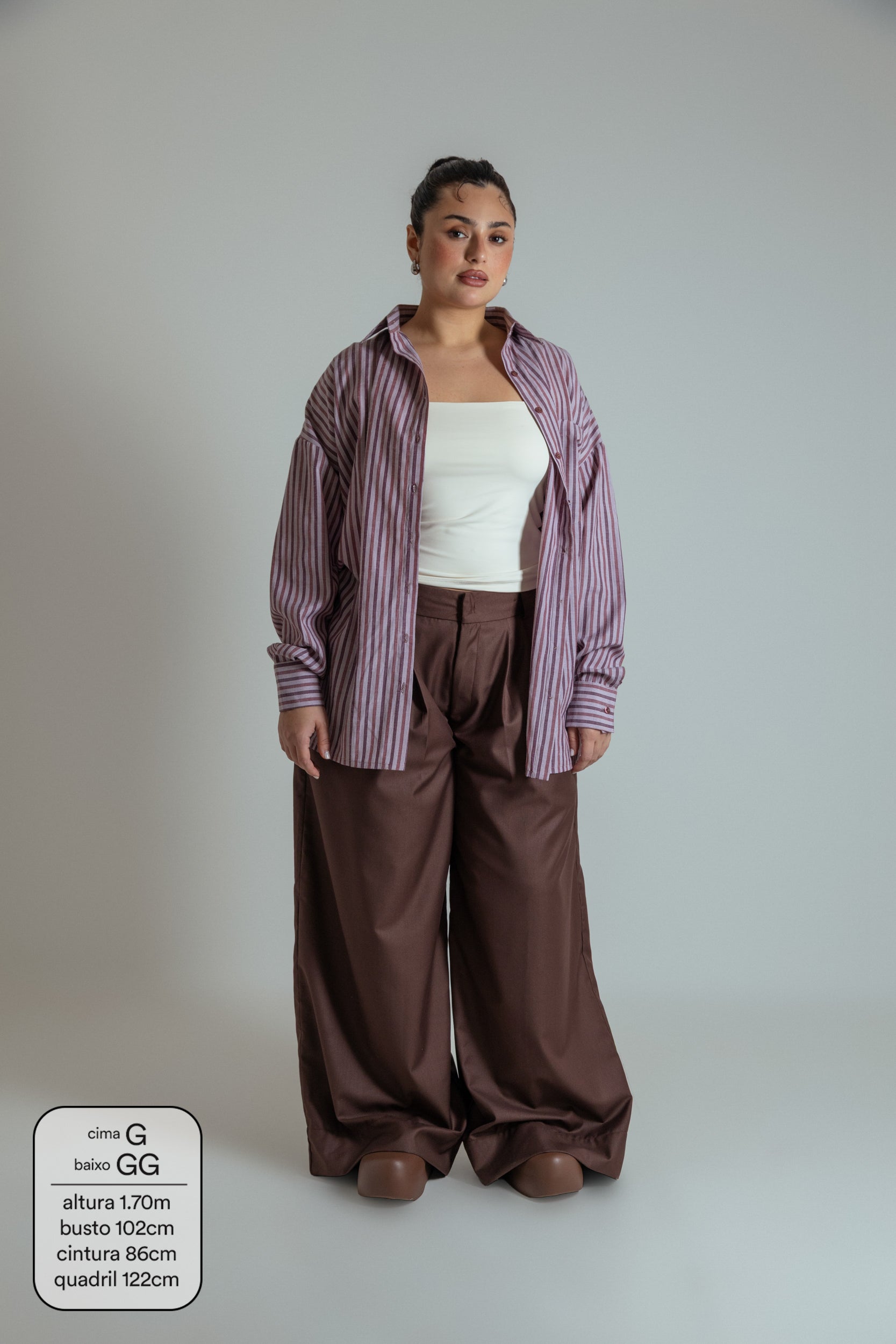 camisa laço chefa | camisa de algodão ajustável