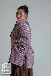 camisa laço chefa | camisa de algodão ajustável