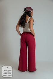 calça de moletom cozy wide | calça de moletom feminina ampla com bolsos grandes