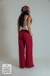 calça de moletom cozy wide | calça de moletom feminina ampla com bolsos grandes