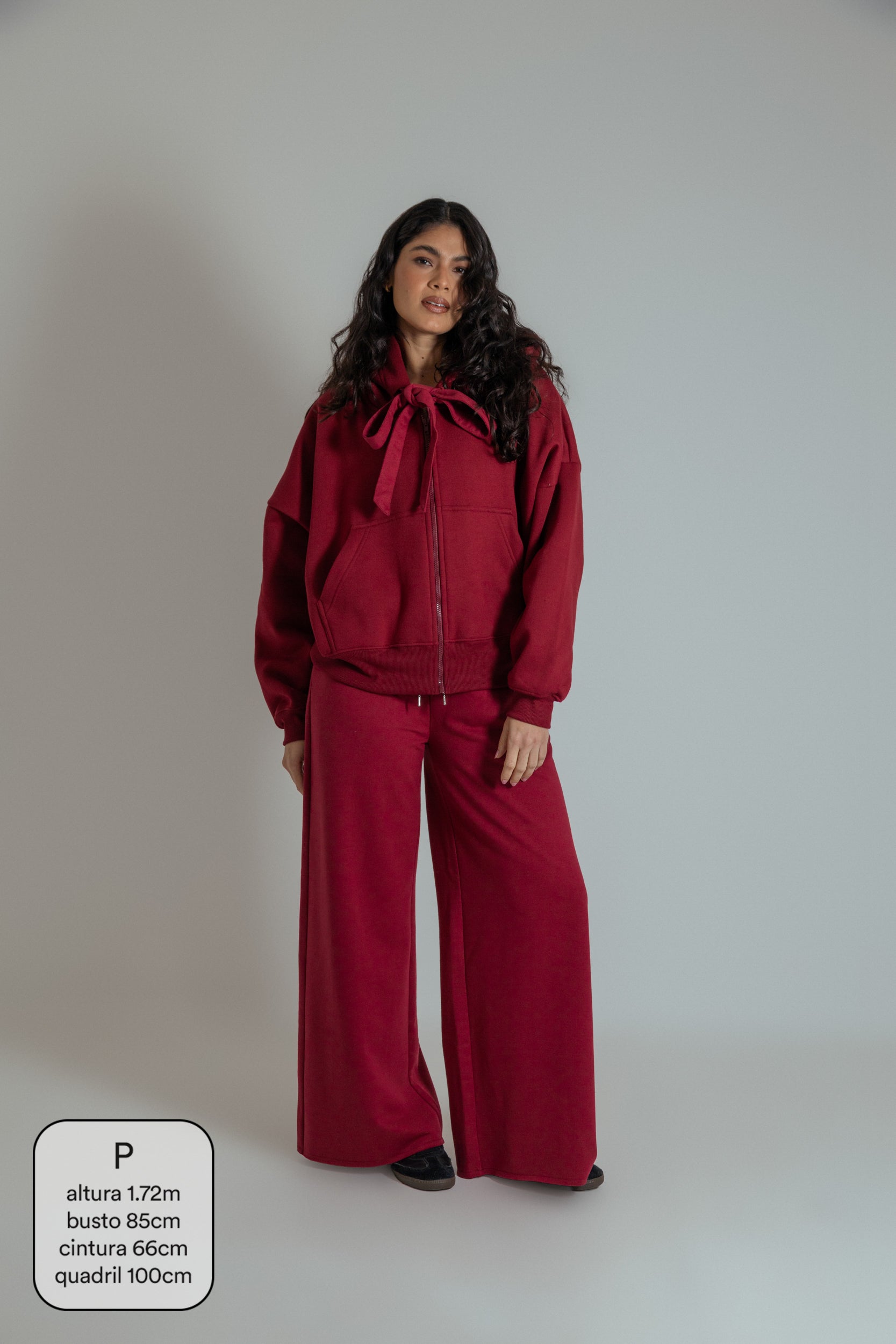 moletom laço cozy |  moletom oversized feminino com capuz e zíper