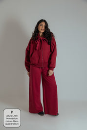 moletom laço cozy |  moletom oversized feminino com capuz e zíper