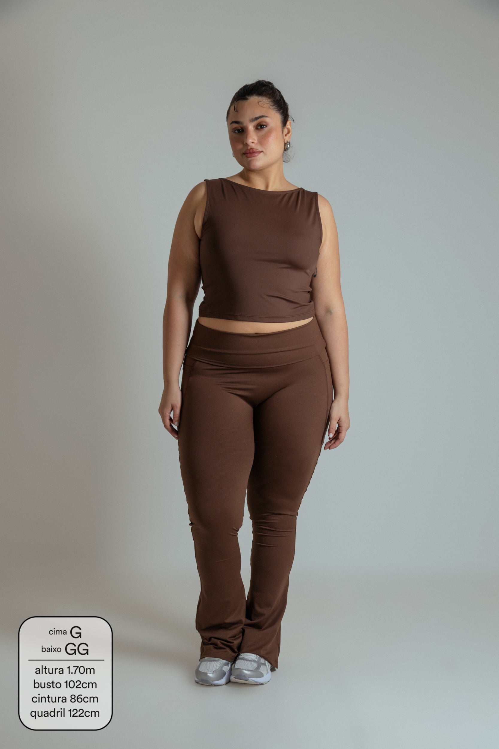 calça legging bailarina flare gym babe