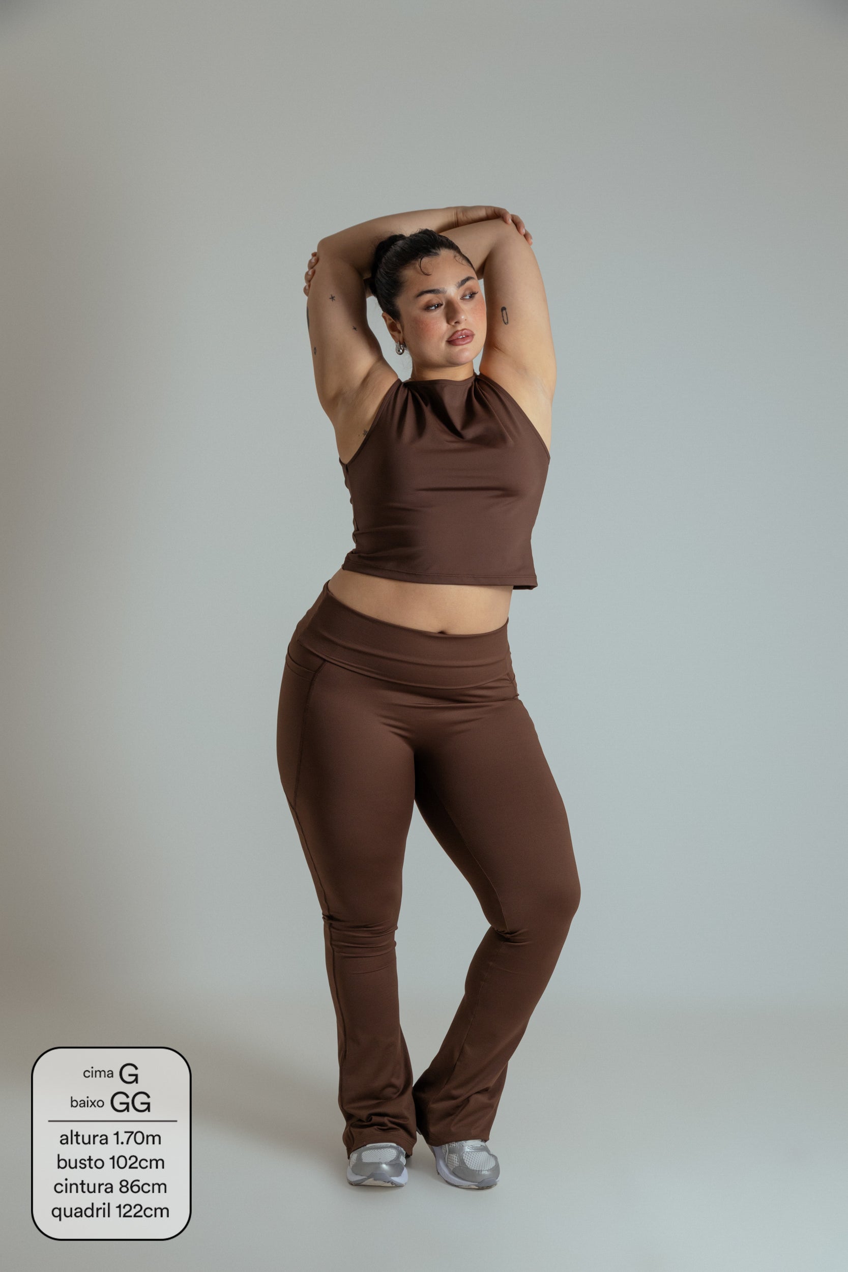 calça legging bailarina flare gym babe