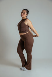 calça legging bailarina flare gym babe