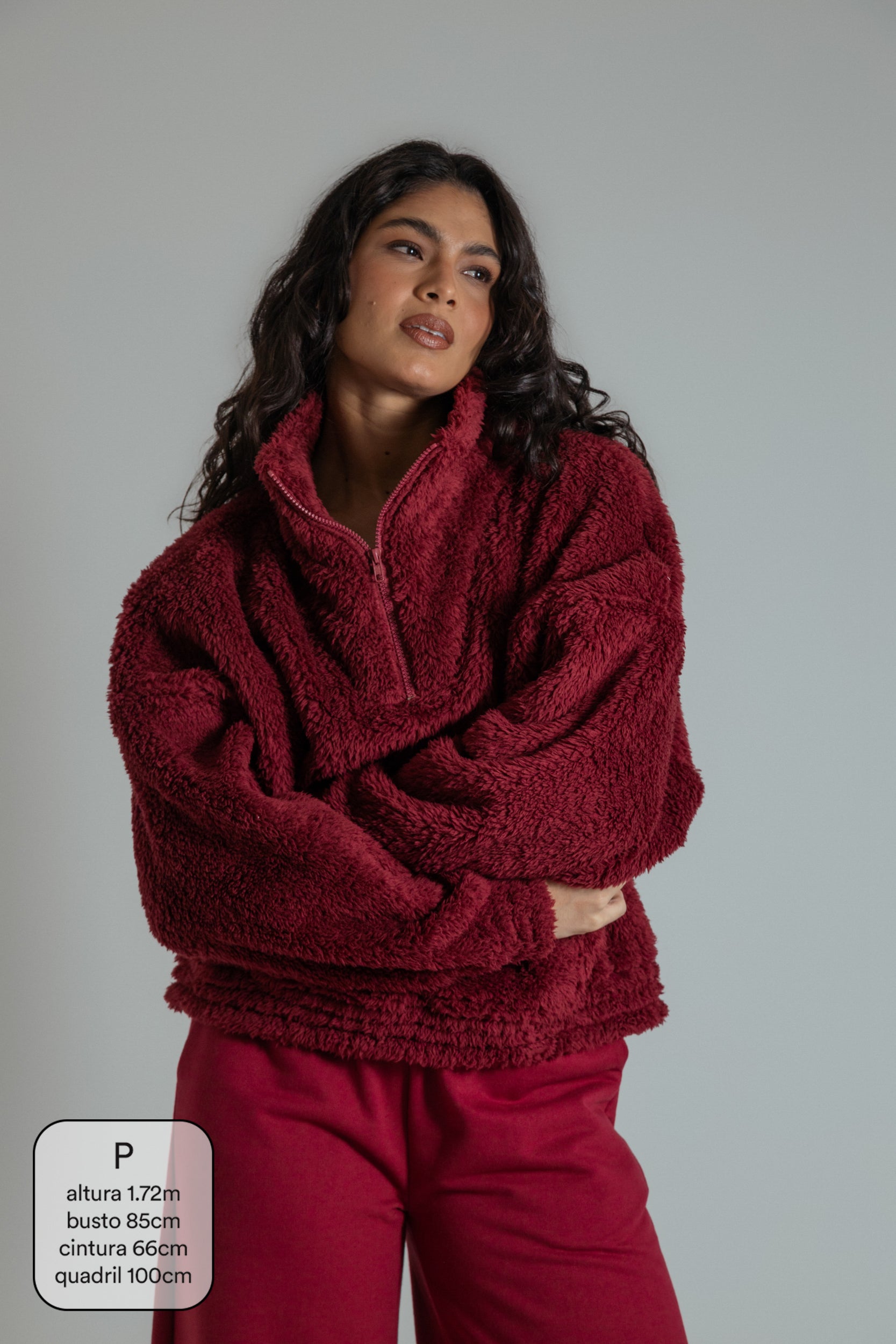 moletom gym babe peludinho cozy | moletom feminino oversized peluciado