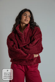 moletom gym babe peludinho cozy | moletom feminino oversized peluciado