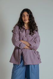 camisa laço chefa | camisa de algodão ajustável
