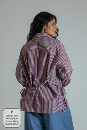 camisa laço chefa | camisa de algodão ajustável