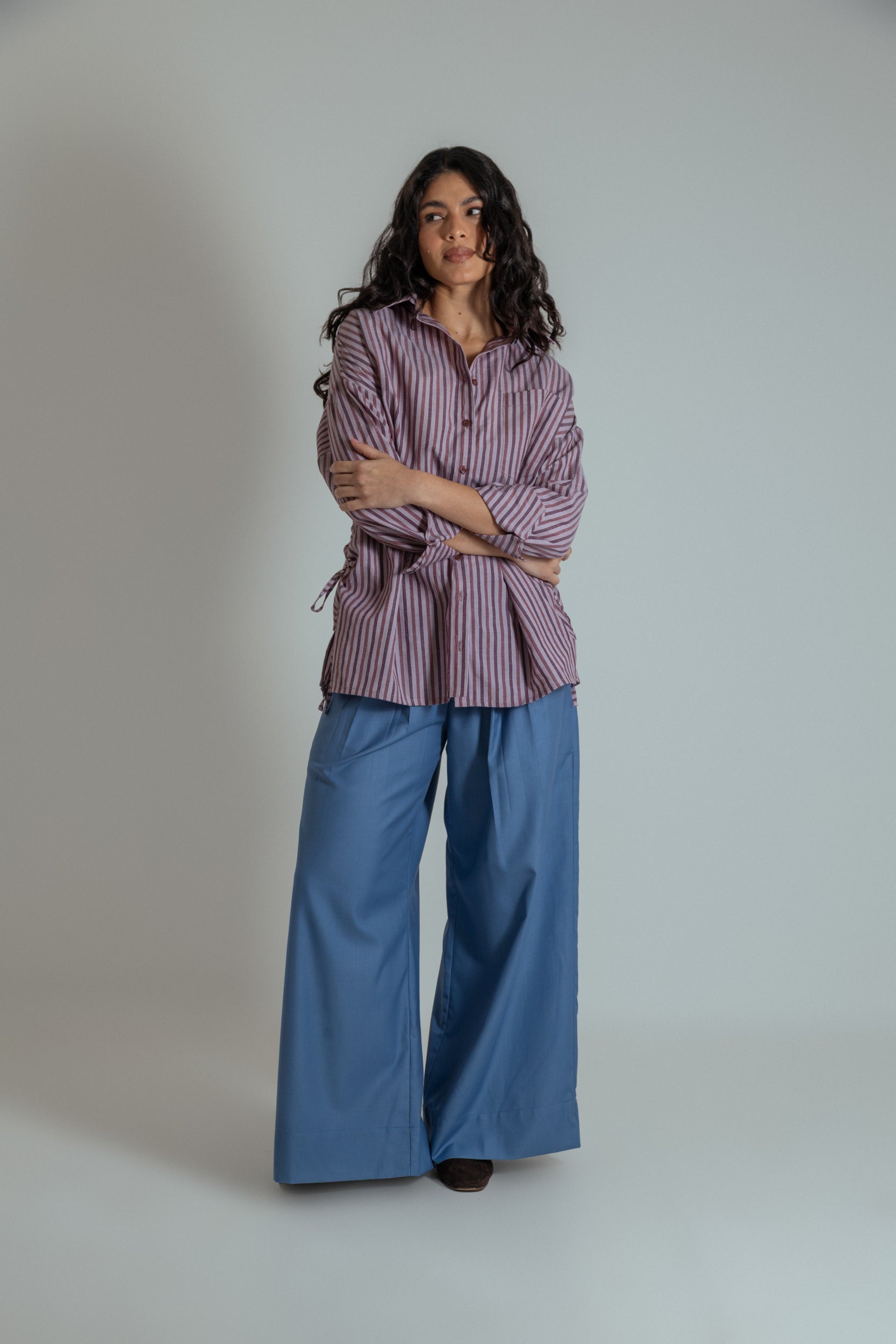 calça alfaiataria ajustável chefa
