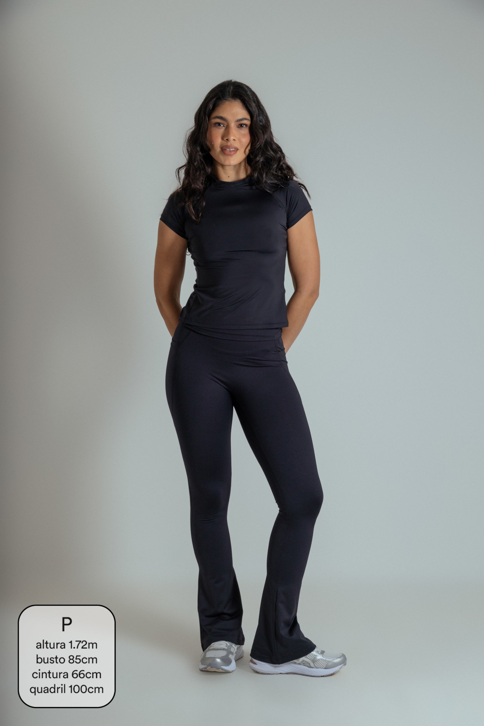 calça legging bailarina flare gym babe