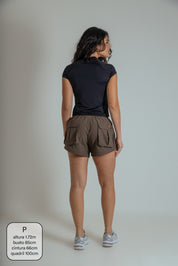 calça shorts reversível gym babe