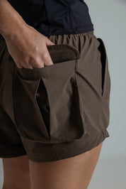 calça shorts reversível gym babe