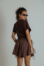 shorts infinito | short com cintura regulável