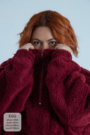 moletom gym babe peludinho cozy | moletom feminino oversized peluciado