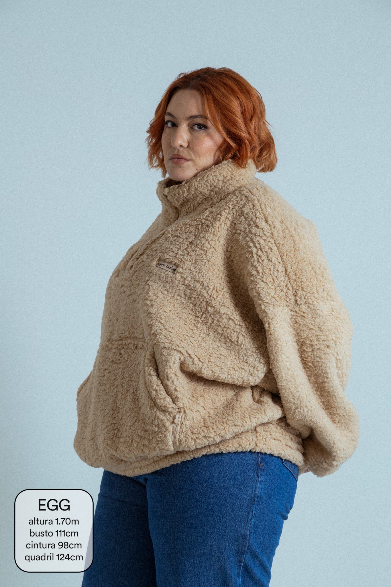moletom gym babe peludinho cozy | moletom feminino oversized peluciado