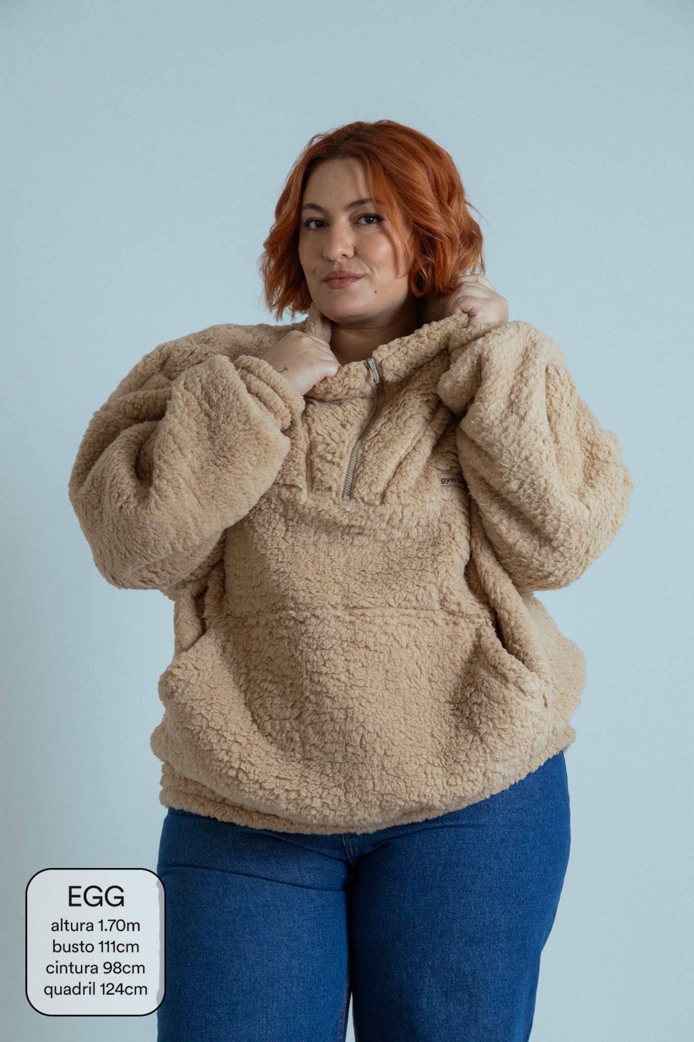 moletom gym babe peludinho cozy | moletom feminino oversized peluciado