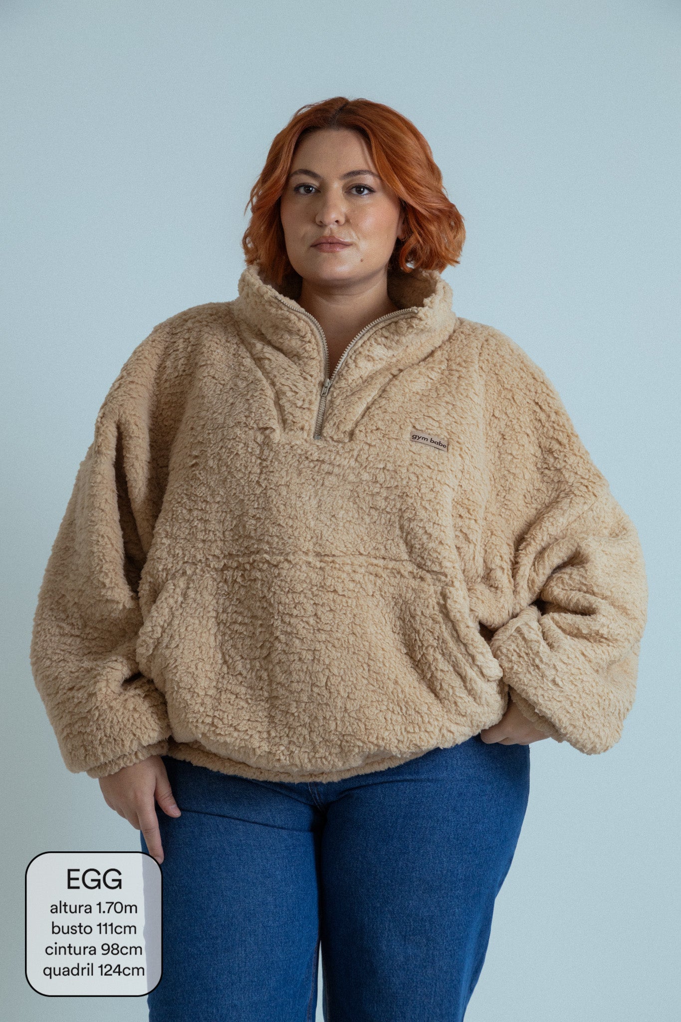 moletom gym babe peludinho cozy | moletom feminino oversized peluciado