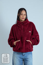 moletom gym babe peludinho cozy | moletom feminino oversized peluciado