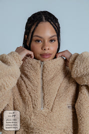moletom gym babe peludinho cozy | moletom feminino oversized peluciado