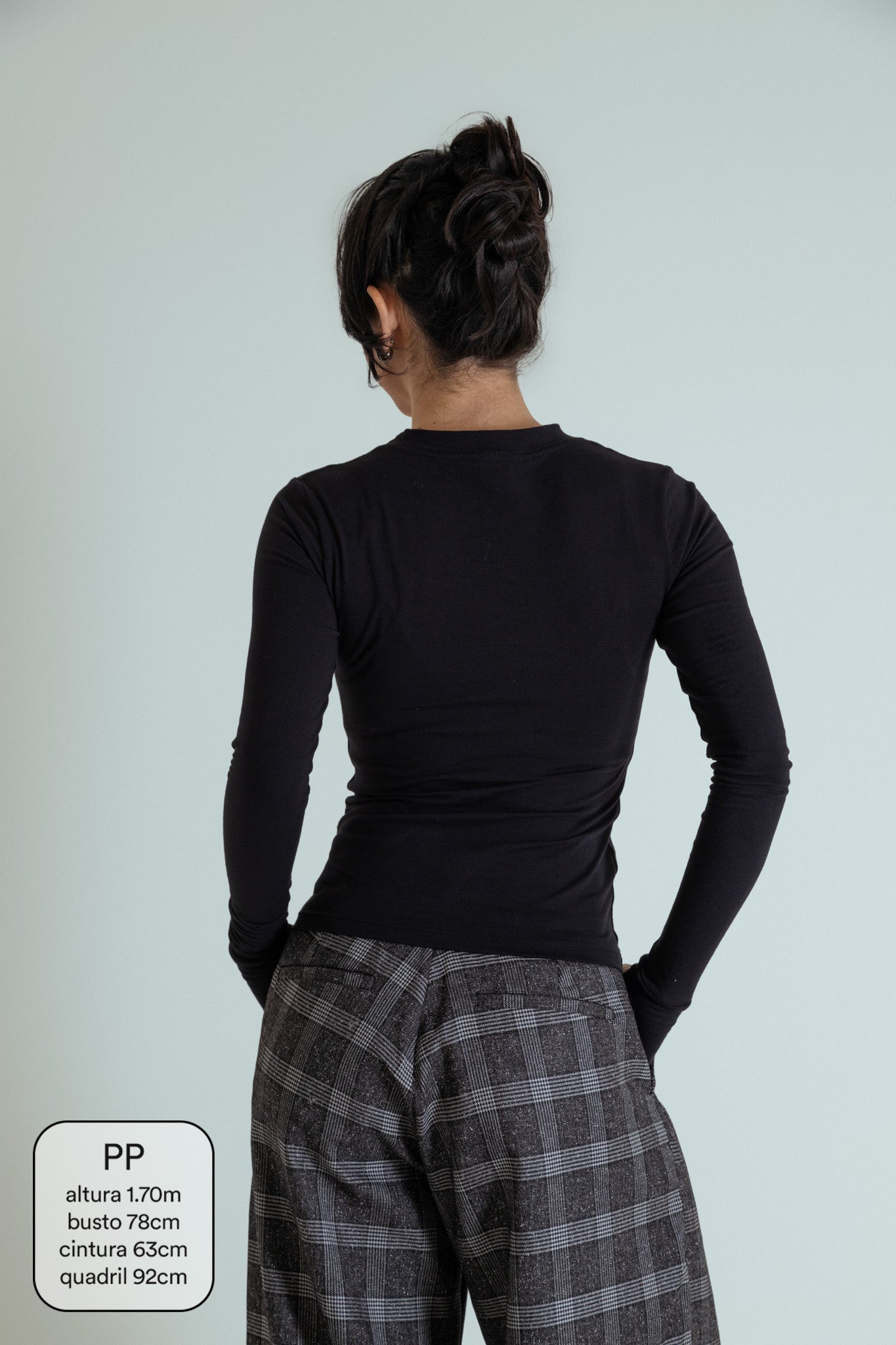 blusa manga longa dedinho de algodão