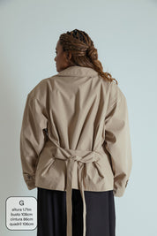 casaco trench coat curto