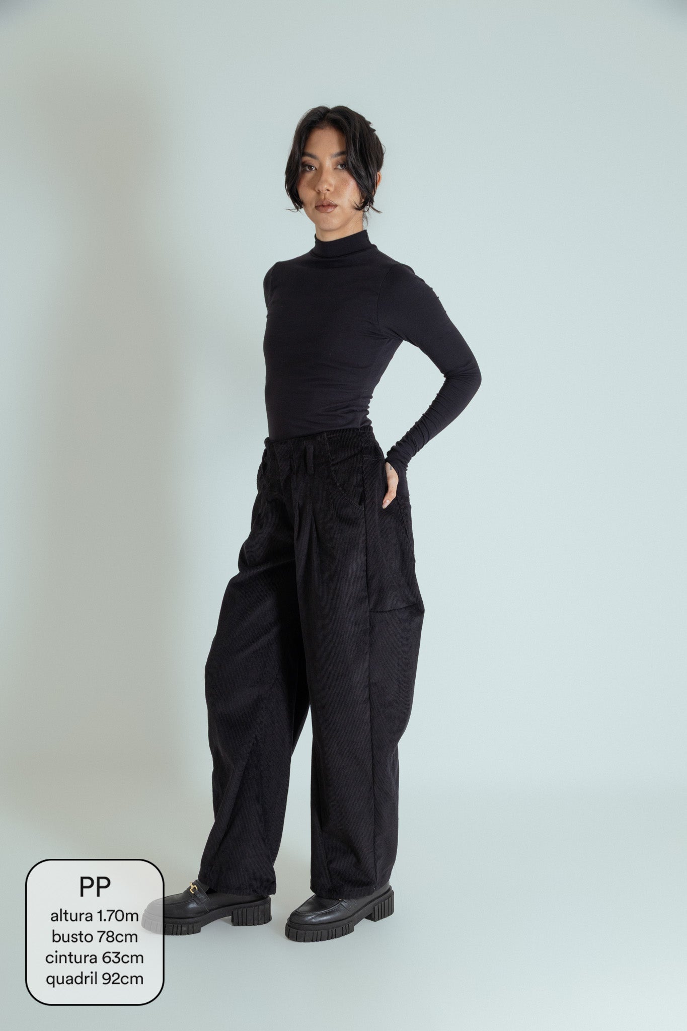 calça charme cotelê canelada algodão