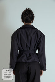 casaco trench coat curto