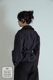 casaco trench coat curto