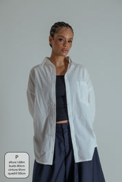 camisa laço chefa | camisa de algodão ajustável