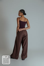 calça alfaiataria ajustável chefa