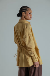 camisa laço chefa | camisa de algodão ajustável