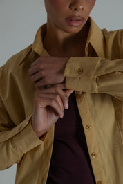 camisa laço chefa | camisa de algodão ajustável