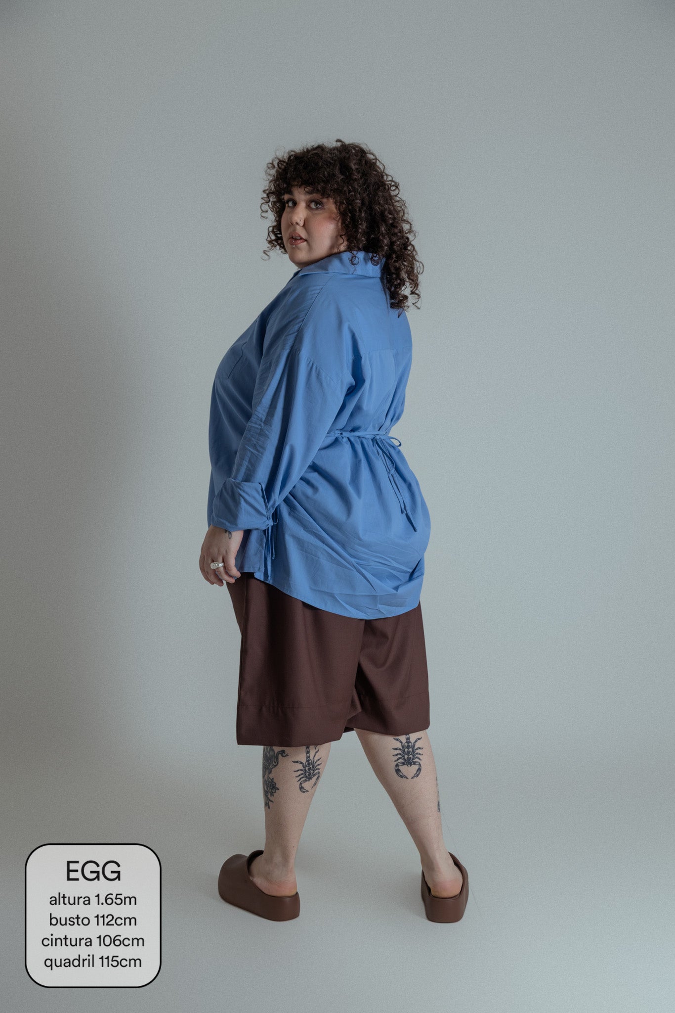 camisa laço chefa | camisa de algodão ajustável