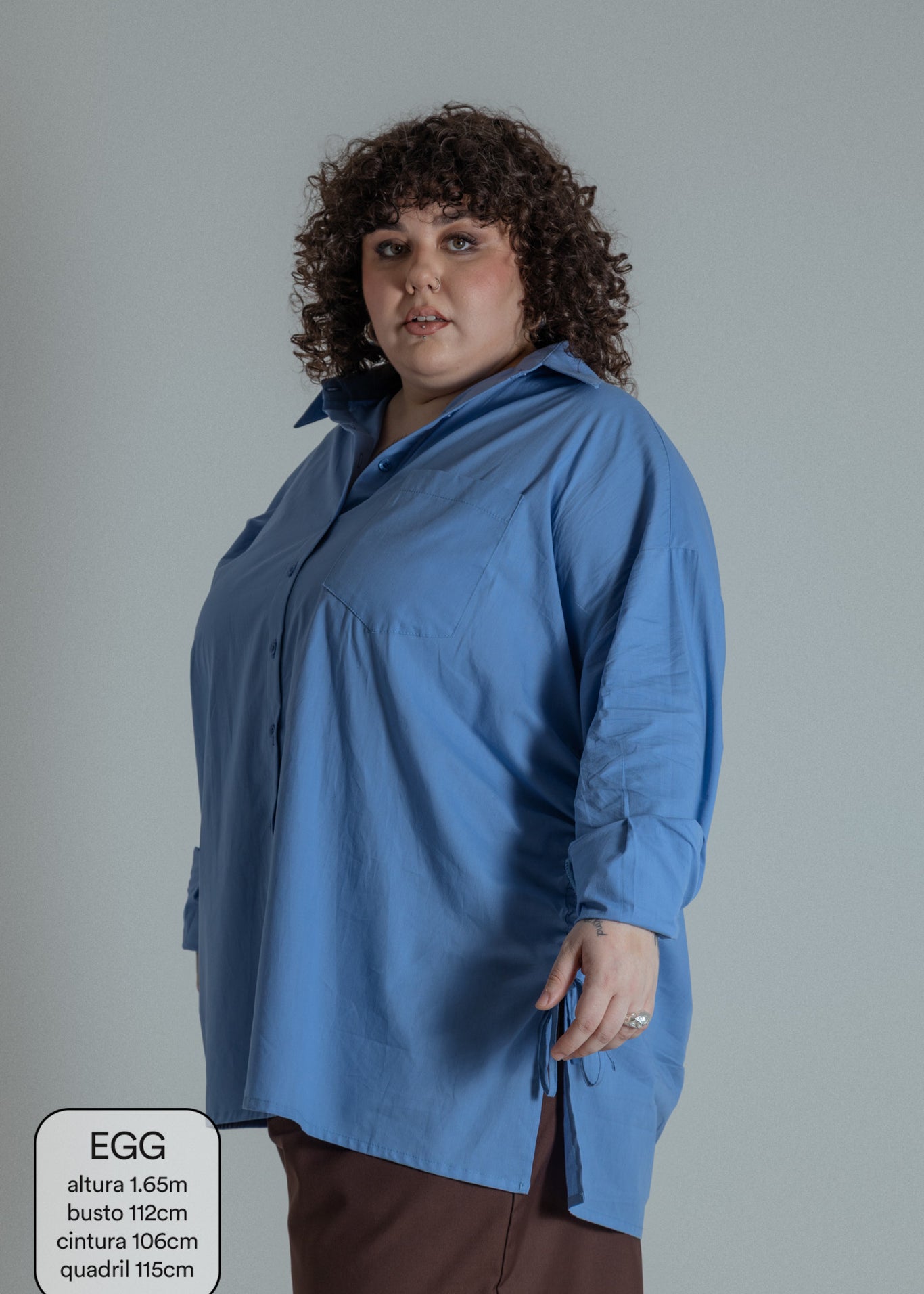 camisa laço chefa | camisa de algodão ajustável