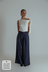 calça alfaiataria ajustável chefa