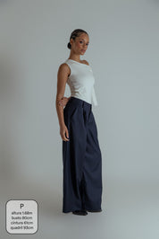 calça alfaiataria ajustável chefa