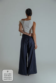 calça alfaiataria ajustável chefa