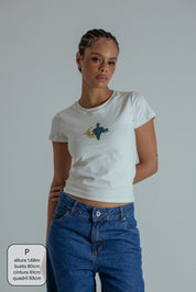 baby tee lua collab tarsila do amaral
