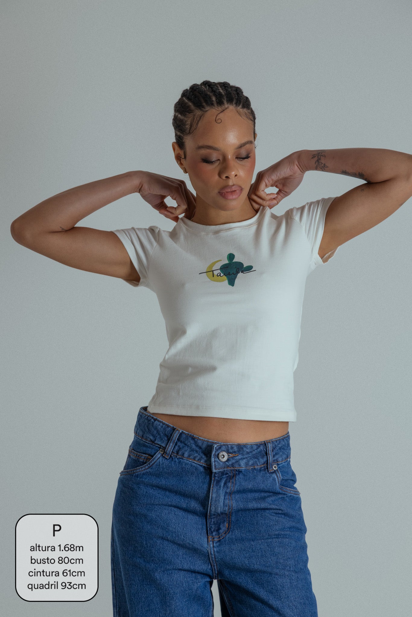 baby tee lua collab tarsila do amaral