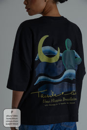 camisetão lua collab tarsila do amaral