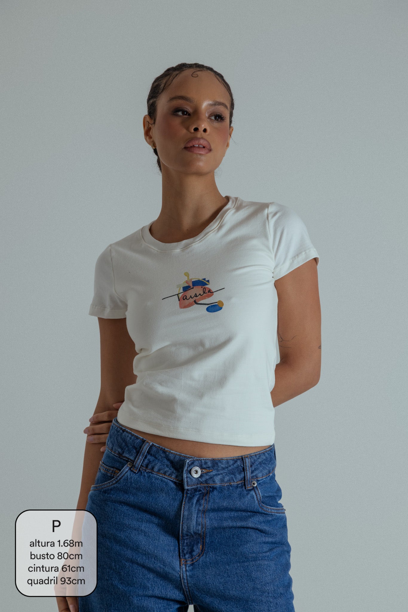 baby tee boneca collab tarsila do amaral