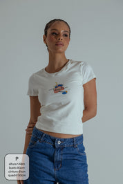 baby tee boneca collab tarsila do amaral