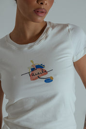 baby tee boneca collab tarsila do amaral
