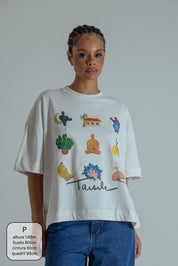 camisetão acervo collab tarsila do amaral