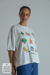 camisetão acervo collab tarsila do amaral